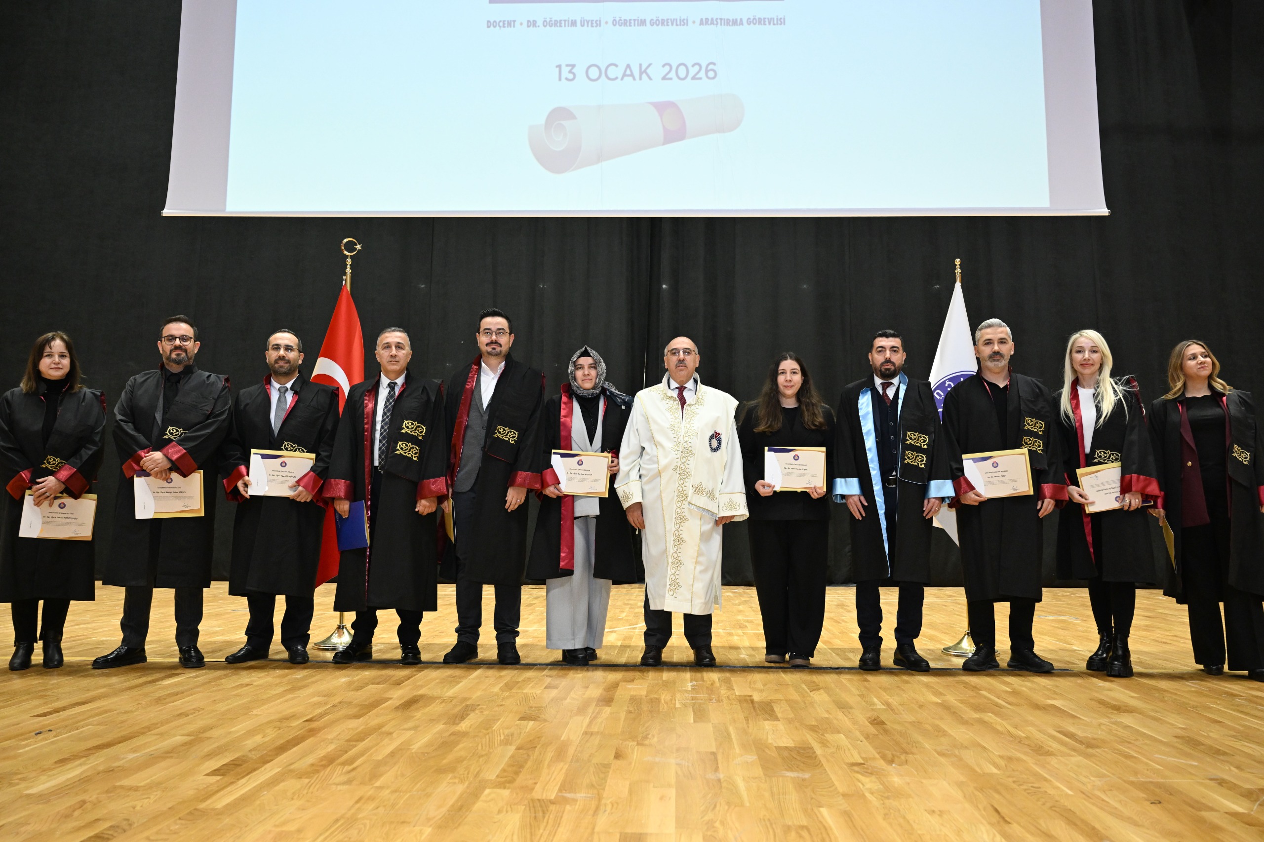 Doçent, Doktor Öğretim Üyesi ve Öğretim Görevlisi Kadrosuna Atanan Personellerimize Belge Takdimi Yapıldı 