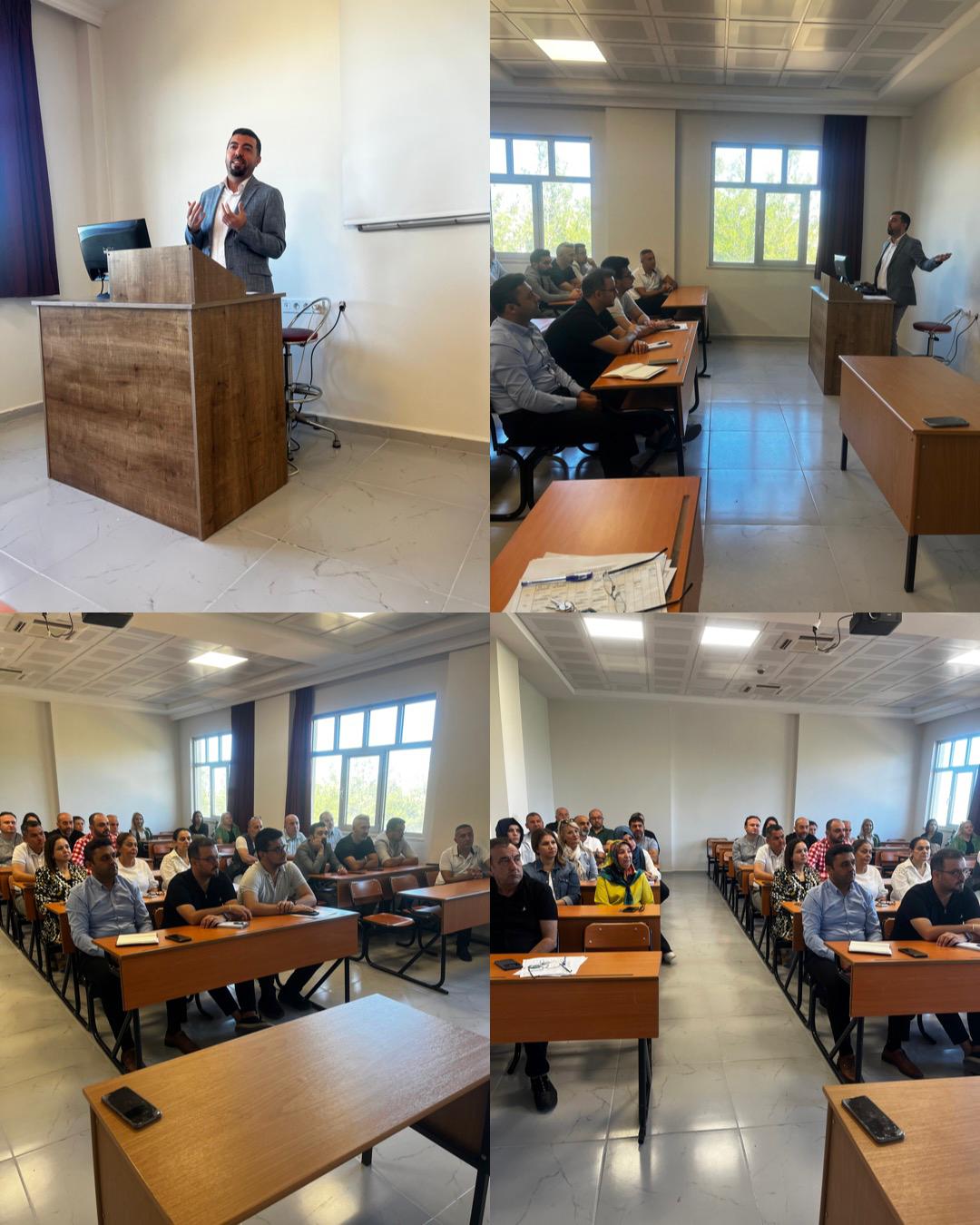 Meslek Yüksekokulumuz, 2024-2025 Eğitim Öğretim Yılı Güz Dönemi Akademik Kurul Toplantısını yeni hizmet binasında gerçekleştirdi