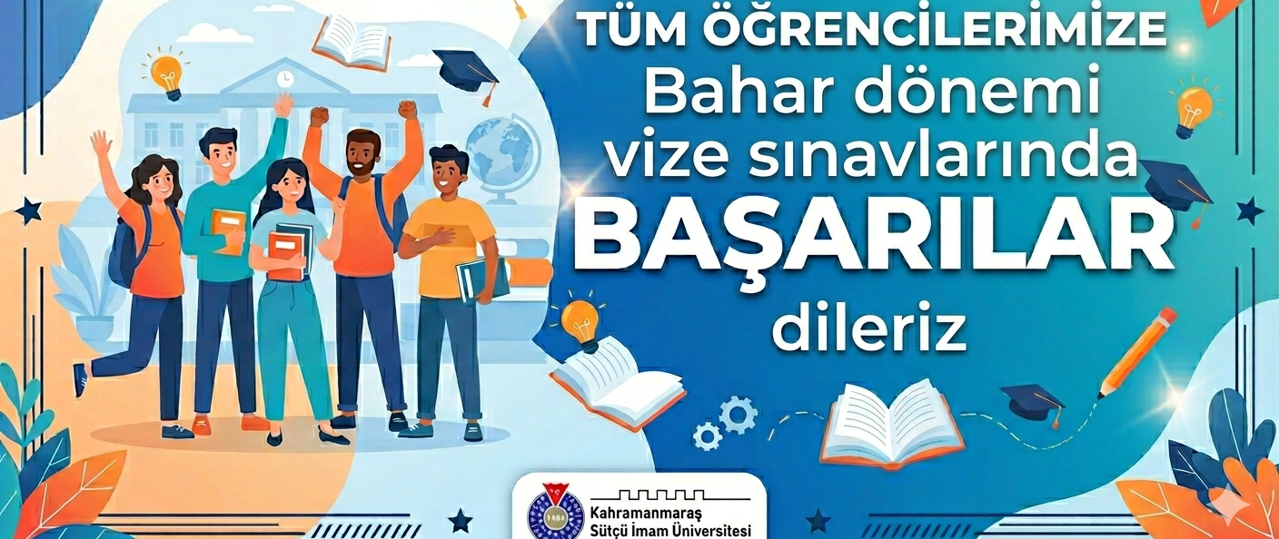 Vize Sınavlarına Başarılar Dileriz
